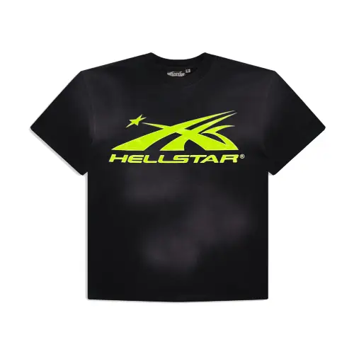 Black Hellstar Sports Core T Shirt