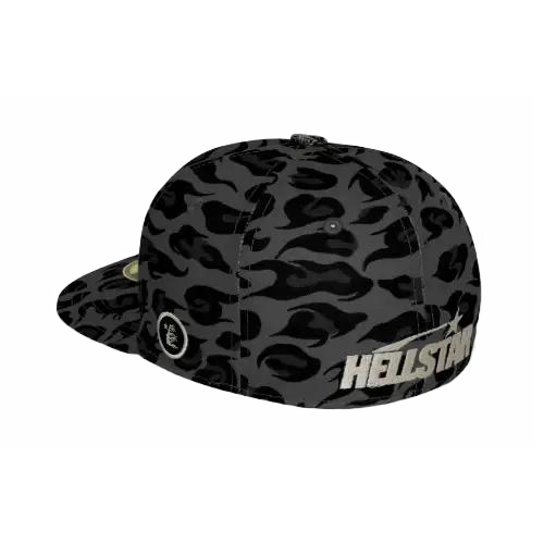 Hellstar Cheetah Print Fitted Hat