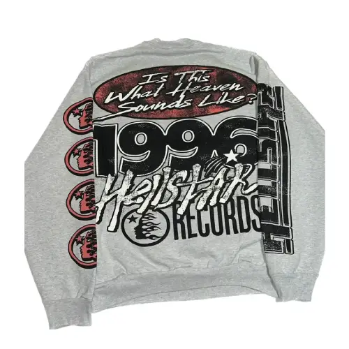 Grey Hellstar Crewneck Sweatshirt